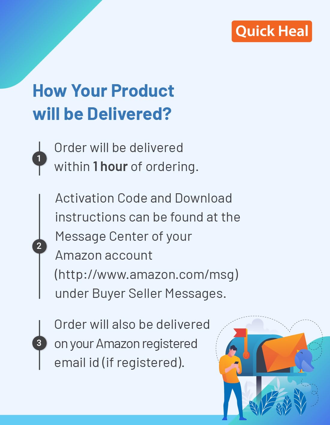 Quick Heal Antivirus Pro | Windows PC/Laptop | 1 User, 1 Year | AI-Based Virus Protection | Email Delivery in 1 hr |+ 6 month AntiFraud.AI for IOS/Android - Image 3
