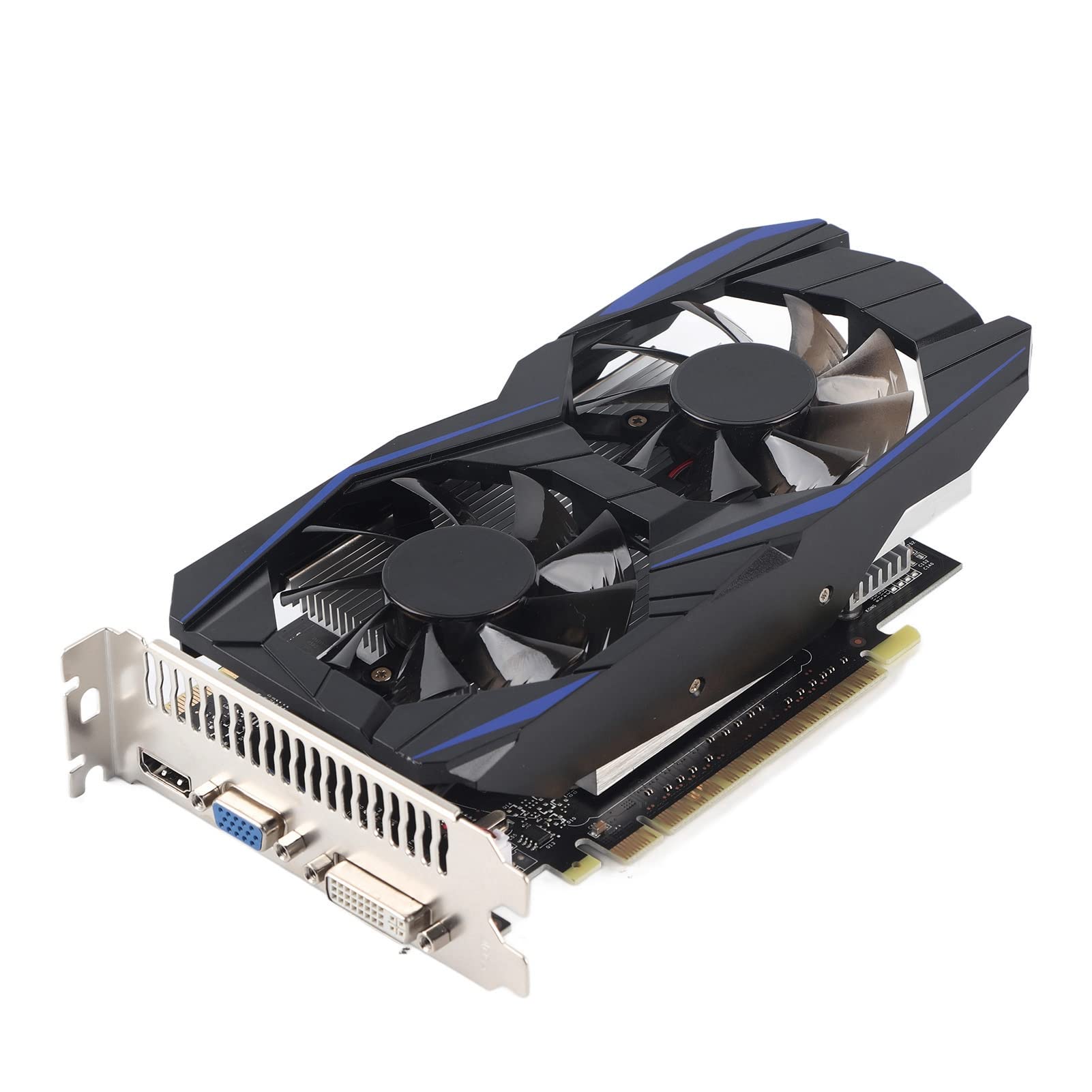 Graphics Card for NVIDIA, GTX1050TI 128bit 4GB DDR5 700MHz 3D API DirectX 12 PCI Express 2 VGA DVI HDMI Automatic Recognition Desktop Graphics Card(22 * 12 * 4cm) - Image 2