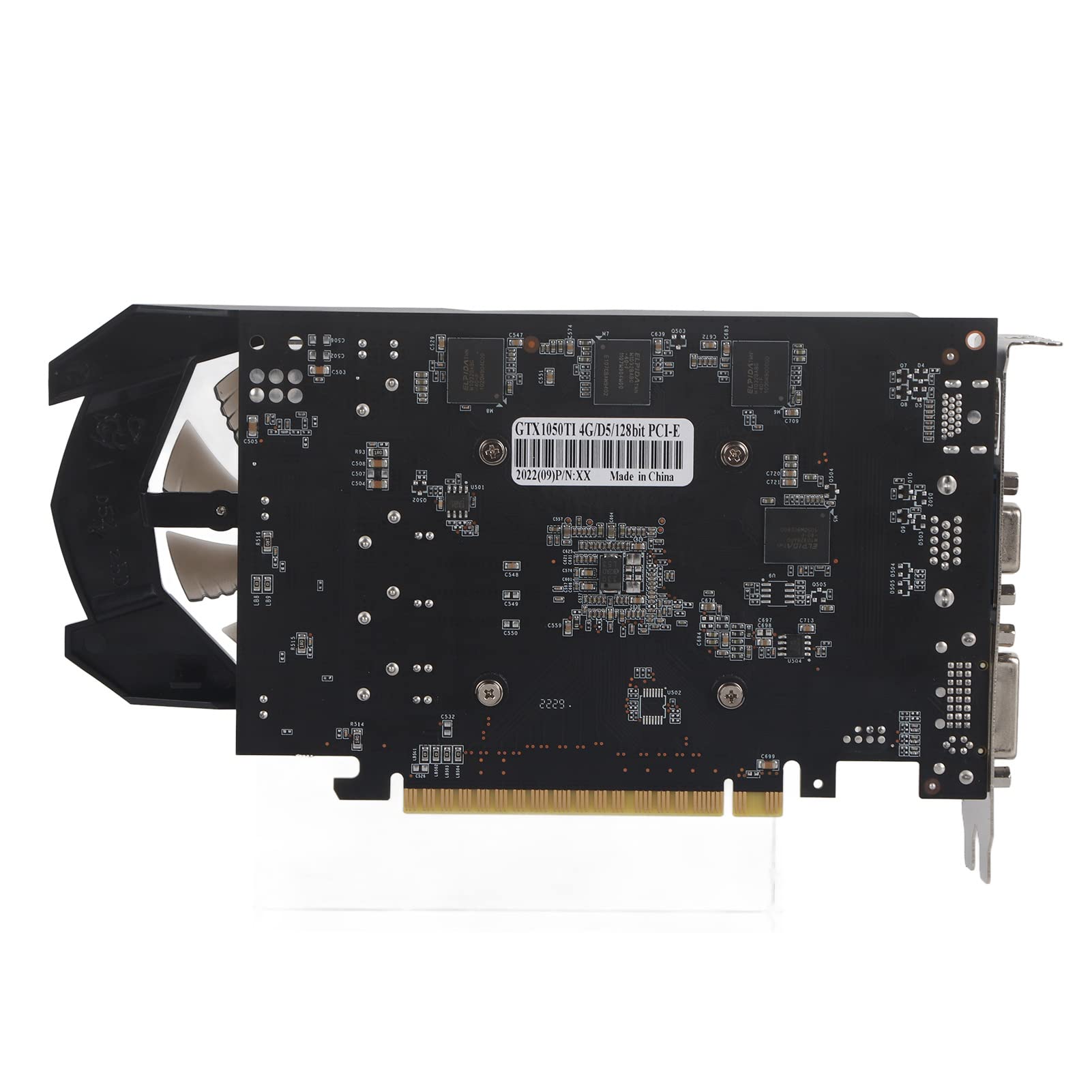 Graphics Card for NVIDIA, GTX1050TI 128bit 4GB DDR5 700MHz 3D API DirectX 12 PCI Express 2 VGA DVI HDMI Automatic Recognition Desktop Graphics Card(22 * 12 * 4cm) - Image 4