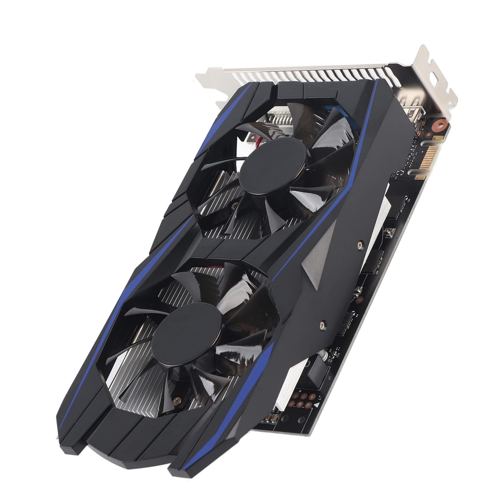 Graphics Card for NVIDIA, GTX1050TI 128bit 4GB DDR5 700MHz 3D API DirectX 12 PCI Express 2 VGA DVI HDMI Automatic Recognition Desktop Graphics Card(22 * 12 * 4cm)