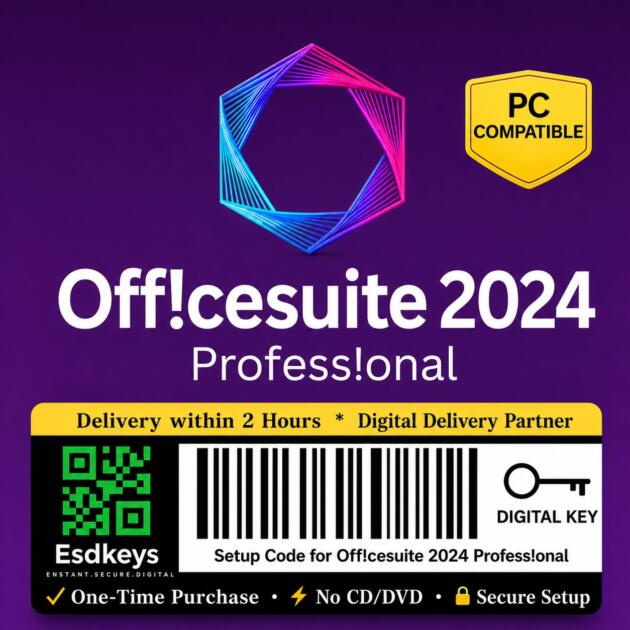 Professional 2024 Productivity Software for PC | 1 User | One-Time Purchase | Compatible with Windows 10 & 11 | Delivery Within 2 Hours | No CD/DVD | EsdKeys