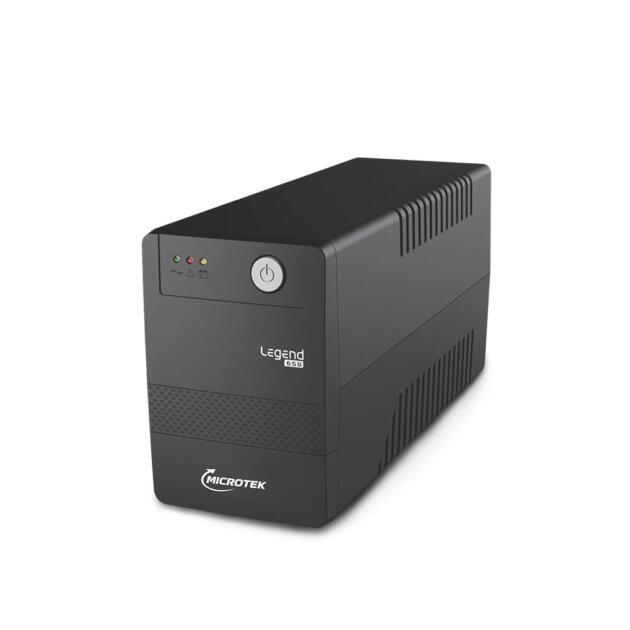 Legend 650 Line Interactive UPS 650VA/360W, Micro Processor Based UPS System, an Ideal Power Backup & Protection for Desktop PC & Home Office with 2 Years on Electronics and 1 year on Battery