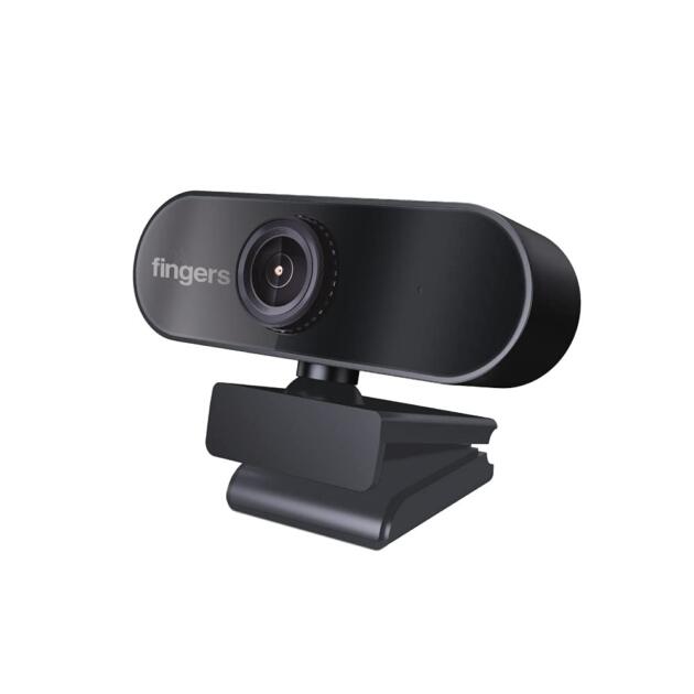 722 Hi-Res Web Camera | 720p HD Webcam with Full HD 1080p Support | Built-in Mic, Manual Focus Lens, USB Plug & Play for Video Calling, Streaming & Recording | Rich Black