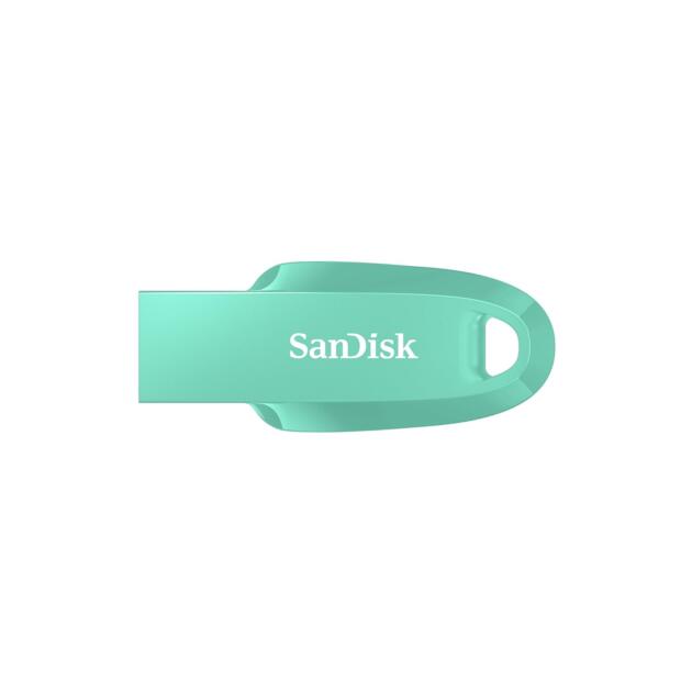 Ultra Curve 64GB, USB 3.2, Flash Drive, 100MB/s R, Pendrive, Green (SDCZ550-064G-I35G)