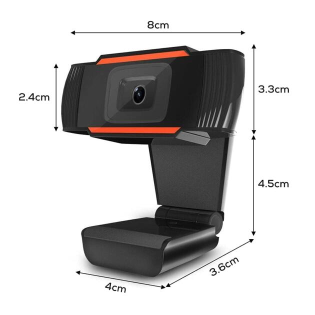 HD Webcam with Auto Focus HD 720P Web Camera for Video Calling Conferencing Recording, PC Laptop Desktop USB Webcams Play and Plug (Webcam 720PX)