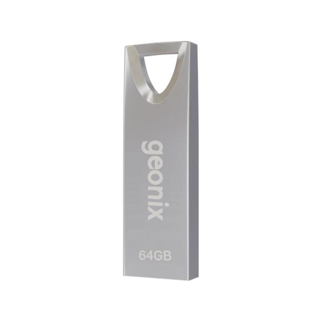 Pendrive I Silver I USB 2.0 I Keyring Design I Lightweight I Variant 64GB I 5 Years Warranty 64GB
