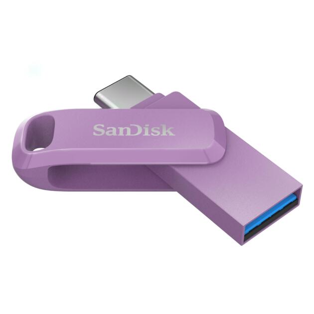 Ultra Dual Drive Go Type-C 1TB, OTG, Upto 400MB/s, Pendrive, Lavender, 5Y Warranty (SDDDC3-1T00-I46LPD)