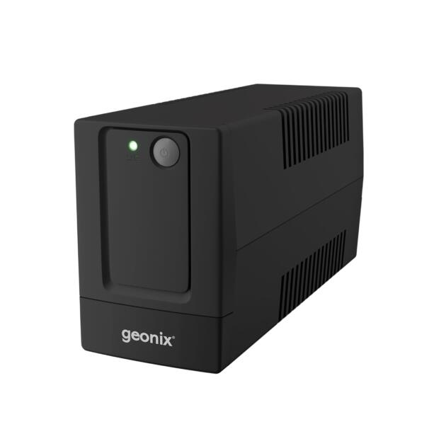 GXUPS600VA UPS 600VA/360W, Uninterrupted Power Supply System for Desktop PC Computers, Voltage Regulator, Auto Restart, Cold Start Function, BIS Approved, 2 Years Warranty, Black