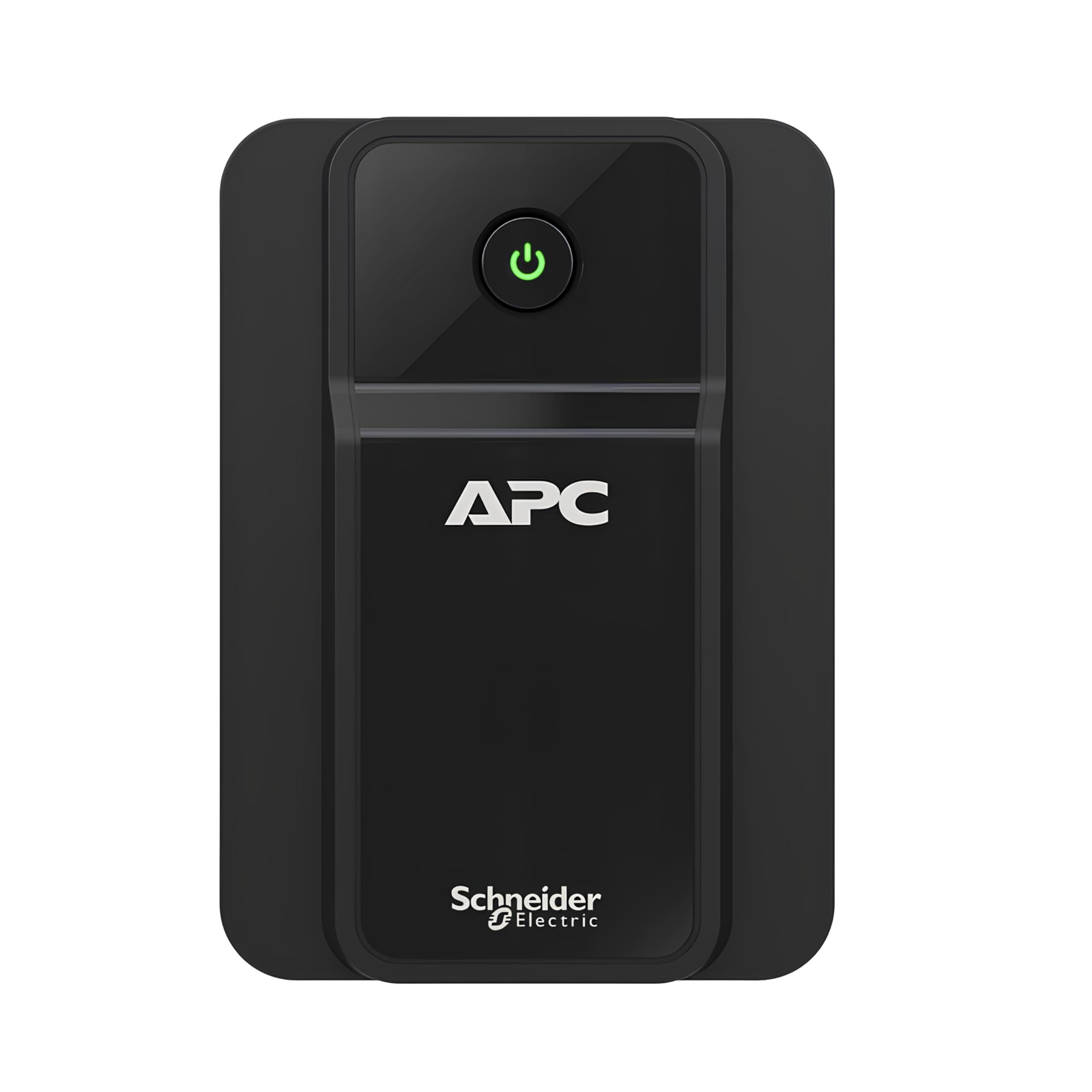 Back-UPS BX600I-IN 600VA, Tower, 230V, 3 India 3-pin 6A Outlets, AVR, W/O Auto Shutdown Software UPS System, an Ideal Power Backup & Protection for Home Office, Desktop PC & Home Electronics