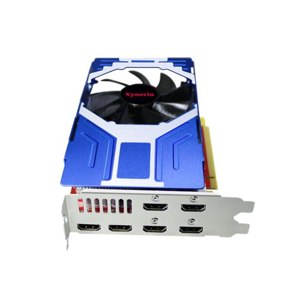 Radeon RX580 4G Graphics Card, with 6 HDMI Monitor Graphics Card,Computer PC GPU GDDR5 128 Bit DirectX 12 PCI Express X16 3.0, 6 Port Video Cards (6HDMI AMD RX 580 4G)