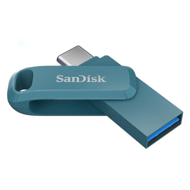 Ultra Dual Drive Go Type-C 256GB, OTG, Upto 400MB/s, Pendrive, Navagio Bay, 5Y Warranty (SDDDC3-256G-I46NPD)