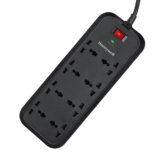 Surge Protector, 8 Universal Sockets,20000Amp, 2 Meter Cord, Device Secure Warranty,Automatic Overload Protection,Spike Guard/Extension Board,Master Switch,3Year Manufacturer Warranty