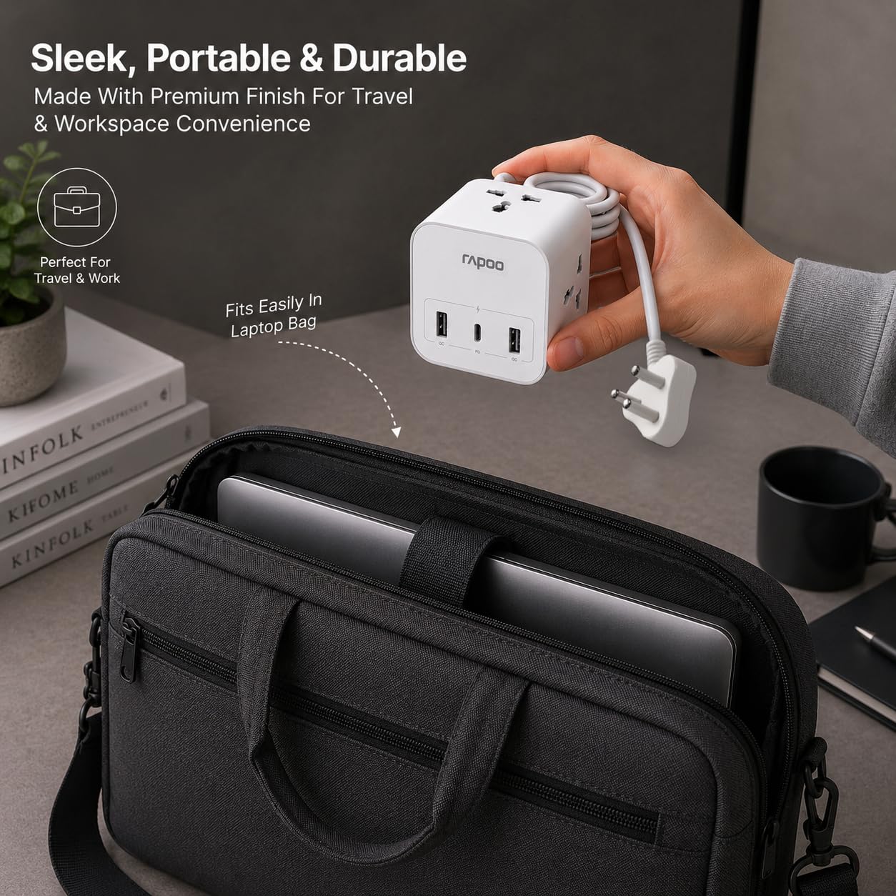 SP30 6in1, Heavy Duty Power Extension, 3 AC Socket, 2 USB A, 1 Type C - Image 3