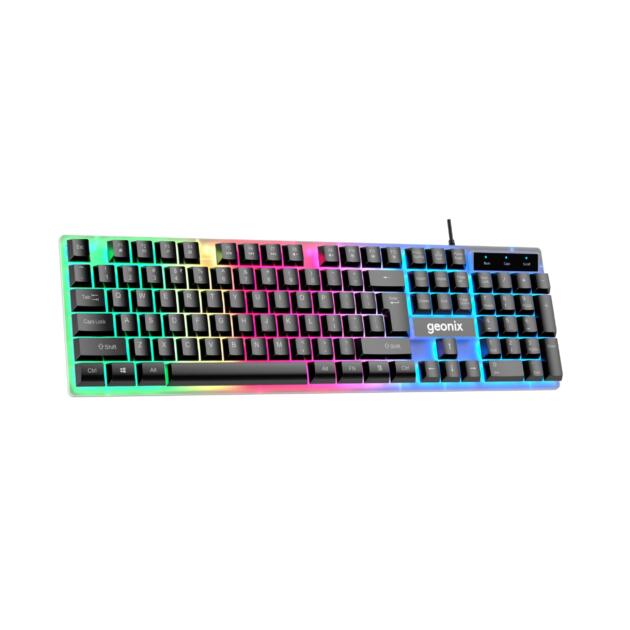Cruiser K5, Wired Gaming Keyboard, 104 Keys, 1.5m Cable, 12 Multimedia Keys, USB Interface, RGB Colour, Plug and Play