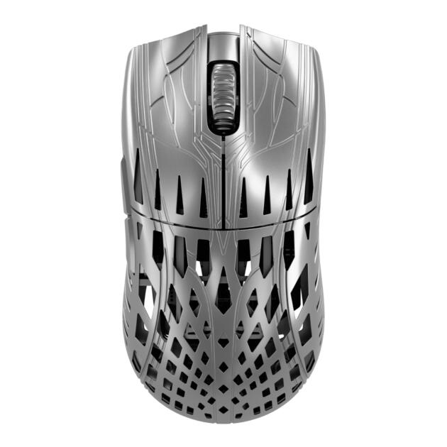 Trinity Wireless Gaming Mouse 8kHz - 39 Grams Ultralight Esports Pro Gamer Flawless Professional Custom Xero PAW3950 Optical Sensor 36,000 DPI - 8000Hz -100% PTFE Skates Symm 2 -Platinum
