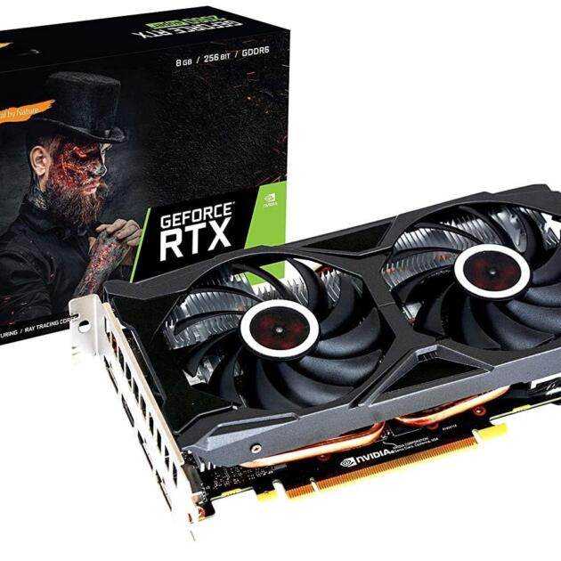 INN03D GeForce RTX 2060 Super Twin X2 8GB GDDR6 Graphics Card (M206S2-08D6-1710VA15L), 256-bit, PCIe 3.0, HDMI/DisplayPort, Ray Tracing, DLSS Support | Pre-Owned