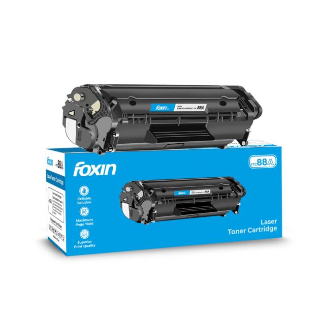 FTC 88A/CC388A Black Laser Toner Cartridge Compatible for HP Laserjet Printer M1136, MFP, P1007, P1106, P1108, P1008, M1213nf, MFP, M126nw MFP, M1218nfs, M128fw MFP, M128fn , MFP, M226DW, M226DN