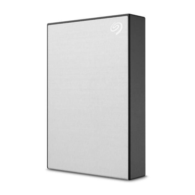 One Touch 4TB External HDD with Password Protection – Silver, for Windows and Mac, with 3 yr Data Recovery Services, (STKZ4000401)