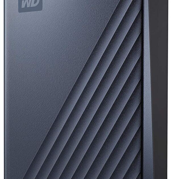 WD 2TB My Passport Ultra Portable Hard Disk Metal Drive, USB-C & USB 3.1 with Automatic Backup,Password Protection, Compatible with Windows&Mac, External HDD-Blue