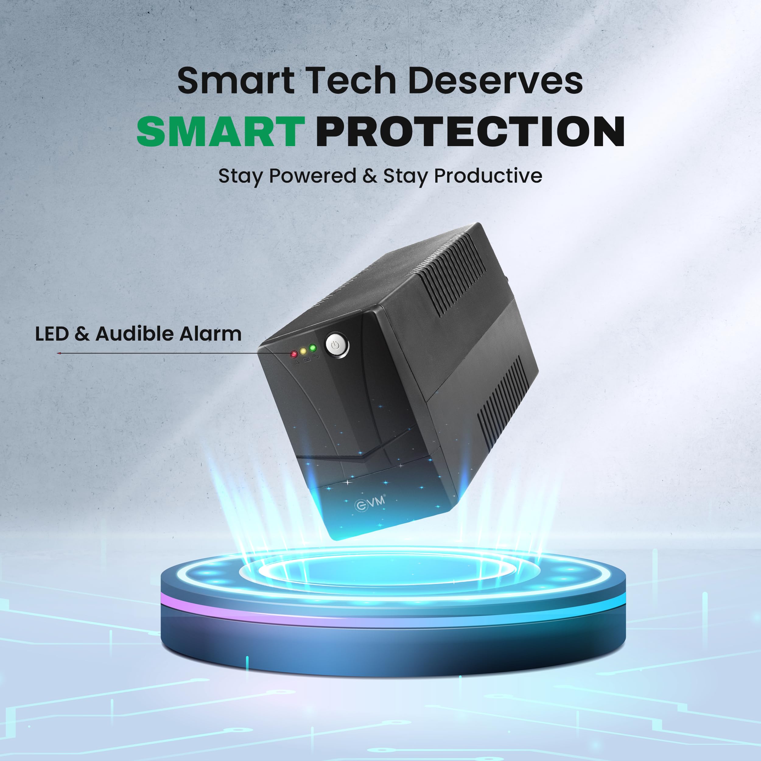 EPS720 600VA/360W Line Interactive UPS – Backup Power for PC, CCTV, WiFi Router & DVR/NVR, Wide Input 140–300V AC, Pure Sine Wave Output – 2 Year Warranty (EPS720) - Image 6