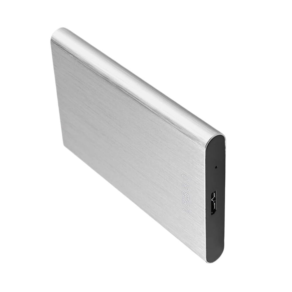 1TB Portable External Hard Drive USB 3.0 Compatible with Tablets and 2.5 Inch Devices Metal Plug and Play(Silver) - Image 4