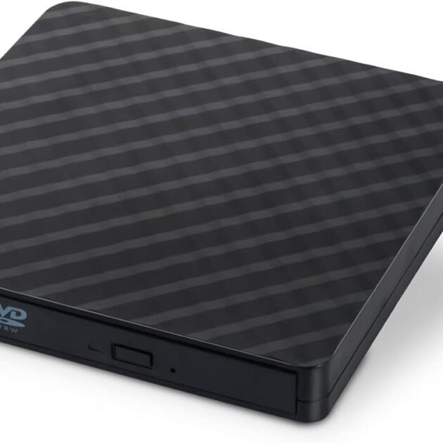 ULTRABYTES 8X Ultra Thin CD DVD Reader USB 3.0, Ultra Slim Portable DVD Drive, CD ROM Player and +/-RW Burner for Windows and Mac OS, MacBook Pro/Laptop/PC