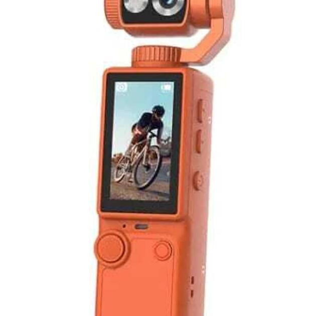 4K Digital Vlogging Camera, 180° Rotating Camera Head, Autofocus, Pocket Video Camera with Stereo Mic for YouTube, Travel, Blogging, Selfie, Live Streaming & Outdoor Recording