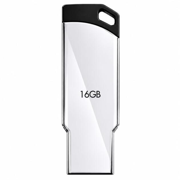 16GB USB Flash Drive | High-Speed USB 2.0 Pen Drive | Portable Metal USB Memory Stick | Plug & Play Data Storage Device for Laptop, PC, Mac, Documents, Photos, Music & Videos