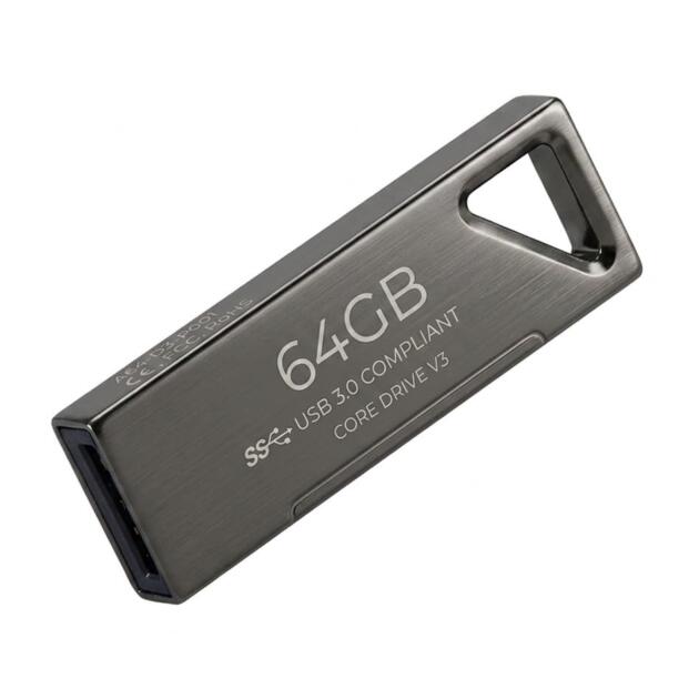 USB 3.0 Flash Drive with 64GB Capacity | High Speed Metal Pen Drive for Laptop, PC, Smart TV, and Car Audio System | Portable USB Memory Stick for Storage Purposes (2)