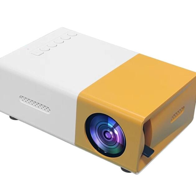 Mini Portable Projector with 180° Rotation & Remote | Wi-Fi & Bluetooth Auto Keystone Correction Ultra-Quiet ≤25dB Outdoor & Bedroom Use Smart Home Theatre (LED Projector)