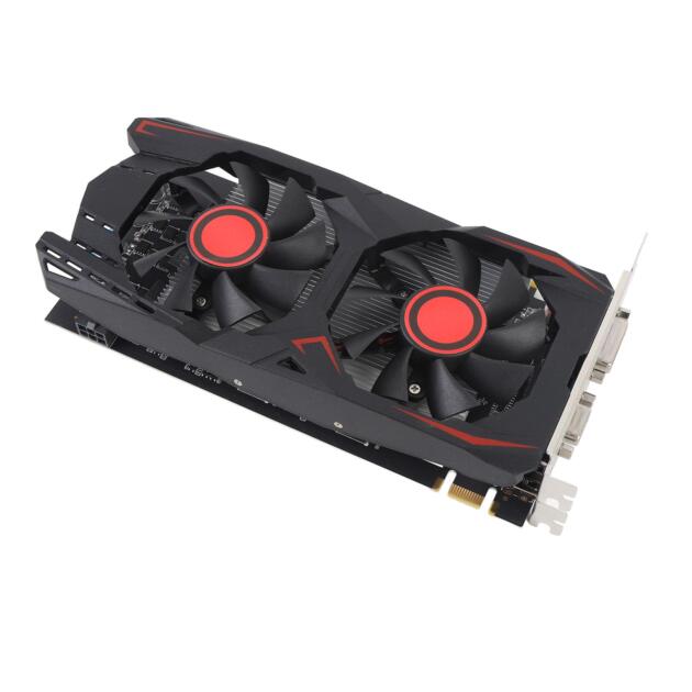 OVAQUIXI GTX550TI 6GB Graphics Card, 192Bit GDDR5 Gaming Video Card, DVI VGA HD Multimedia Interface PCI Express 2.0 Dual Fan