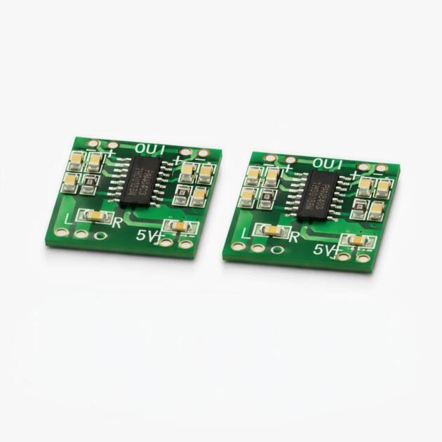 PAM8403 Amplifier Module Class D 2x3W Stereo Audio Amplifier Board | 5V Mini Digital Amp for DIY Projects, Speakers & Arduino | High Efficiency Low Noise | Pack of 2 (2)
