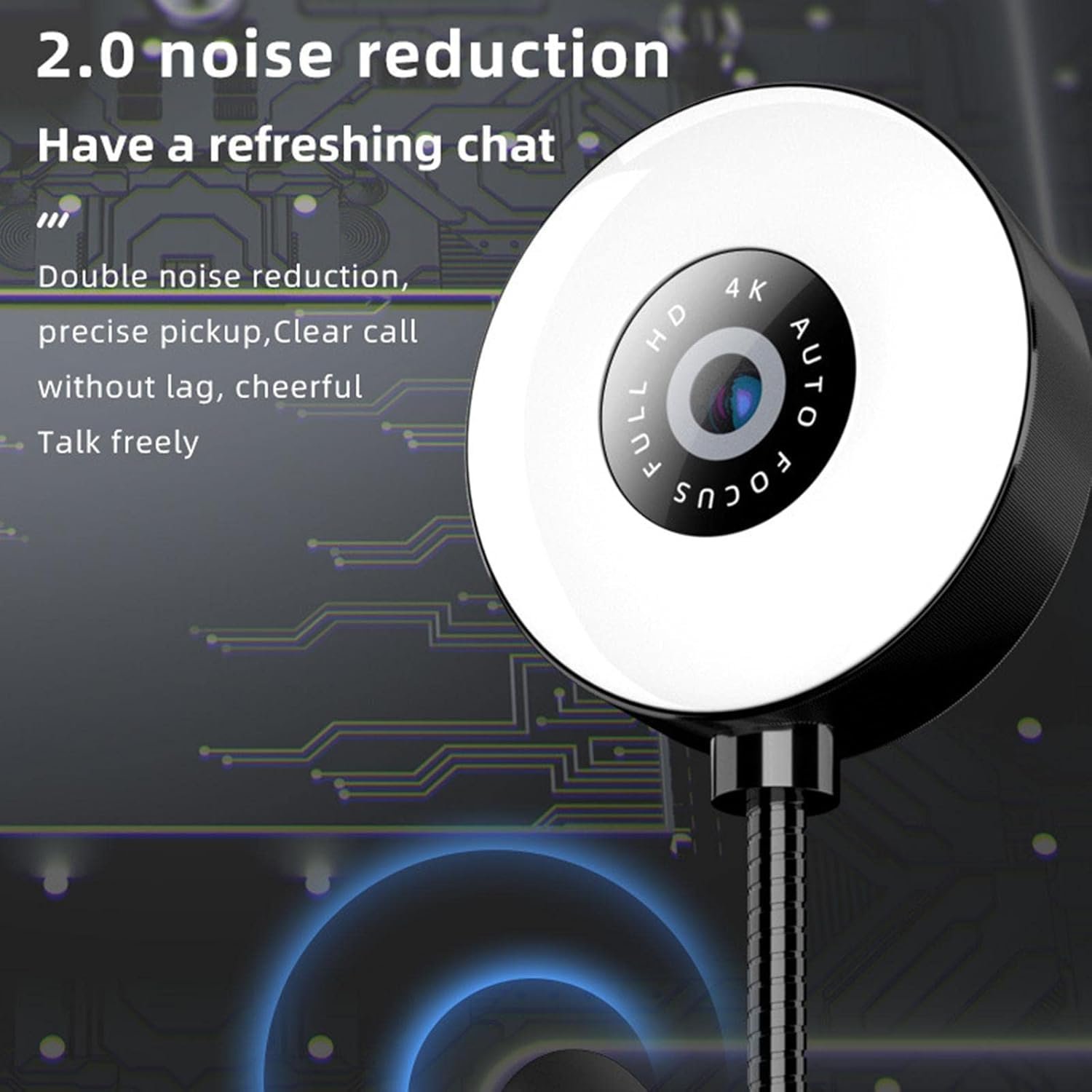 4K 2.0 Noise Reduction Adjustment for Webcast Facetime Live Broadcast| Computers/Tablets & Networking|Laptop & Desktop Accessories - Image 2