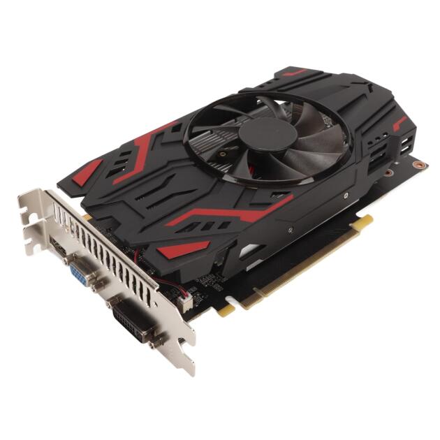 Wisoqu Gaming Graphics Card 4GB 128BIT GDDR5 with 3D Stereoscopic Display, for Desktop PC, 3400MHZ Memory Frequency (GTX550Ti 4G)