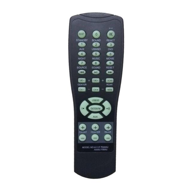 GENERIC F&D Home Theater Compatible Remote Control Suitable for A111F / F2200U / A555U / F900U (Black)