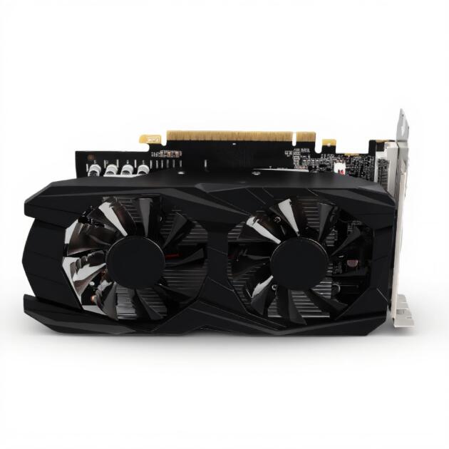 LAISANIM Graphics Card, 128bit 4GB DDR5 700MHz Low Noise Quiet Work Lower Temperature Higher Efficiency, PCI Express 2.0 Slot Automatic Recognition for Desktop Computer