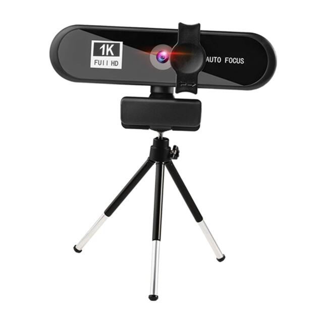 Worldcare® 4K Full HD Streaming Webcam Autofocus for Live Broadcast 1k Black Laptop & Desktop Accessories | Webcams