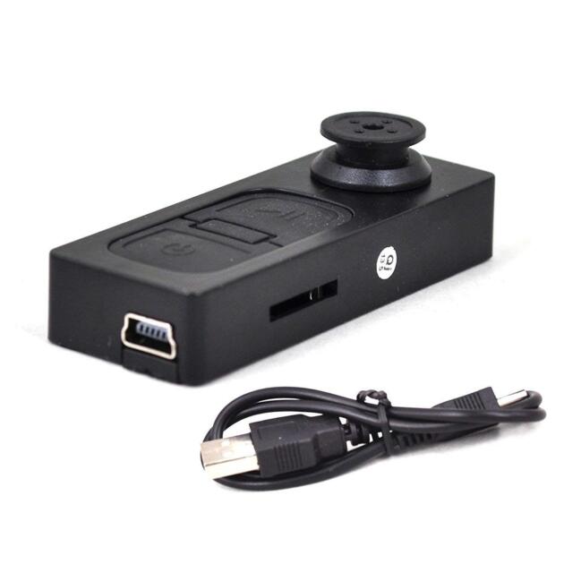 Security Mini Hidden Button Spy Camera 720p HD DV