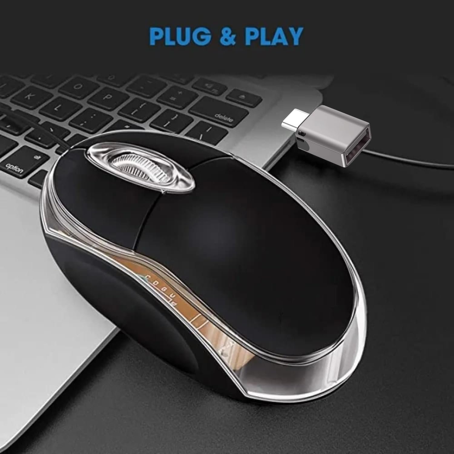 Type-C Mouse Auto Clicker with Type C Connector, Undetectable, Plug and Play, No Software Required, Works On Every Operating System, Works On Laptop, PC, Mac, Phone, Tablet - Image 5