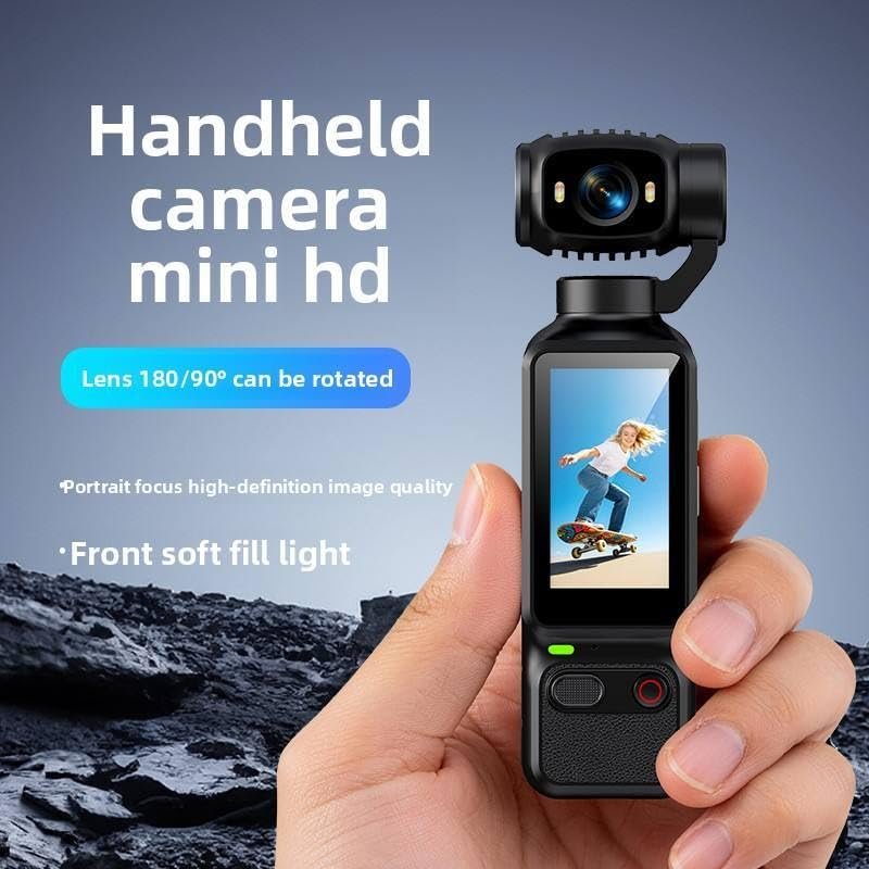 JB SUPAR Professional 3-Axis Handheld Gimbal Camera – Compact 4K-Style Video Camera with Stabilized Imaging, Flip Display & Built-in Audio - Image 8