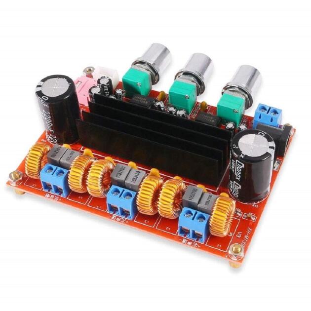 SP Electron DC 12V-24V TPA3116 D2 50W+50W+100W TPA3116 2.1 Channel Digital Subwoofer Amplifier Board