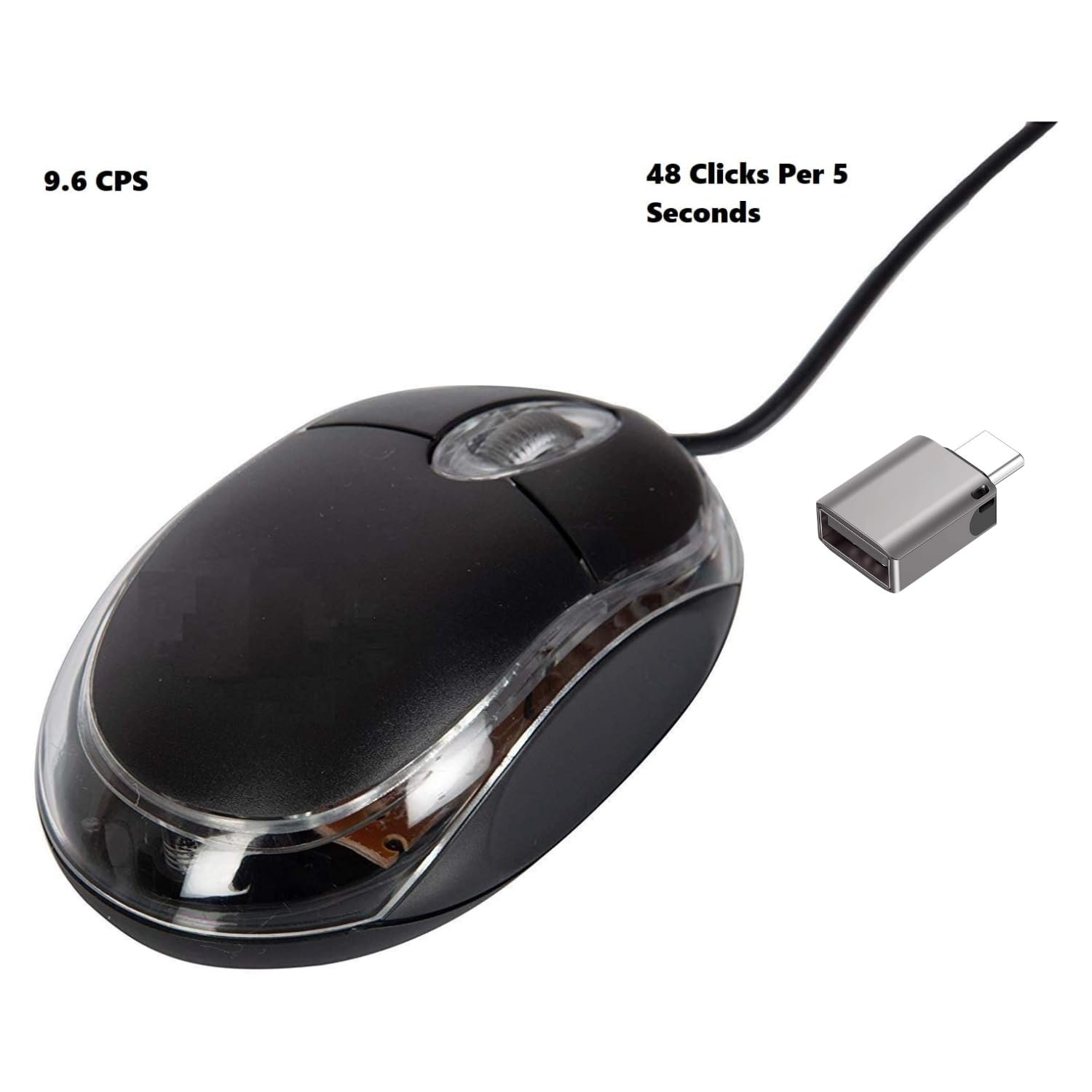 Type-C Mouse Auto Clicker with Type C Connector, Undetectable, Plug and Play, No Software Required, Works On Every Operating System, Works On Laptop, PC, Mac, Phone, Tablet - Image 2