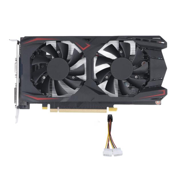 TrueCartGraphics Card GTX550TI GDDR5 192BIT 1.5GB Computer Graphics Card Dual Fan Low Noise 783MHz 3400MHz 4K HDR Tech Desktop Graphics Cards for Home Office Gaming