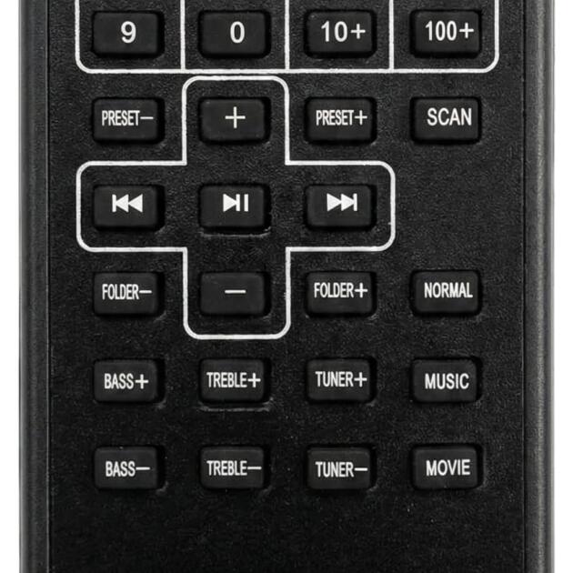 K2 Remotes Compatible for iBall Home Theatre System Remote HT-03 | Replacement for iBall HT-03 | Old Remote Must Match Exactly