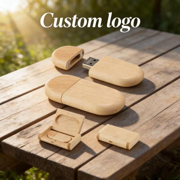Wooden Box Pendrive 64GB USB 3.0 High Speed Flash Drive | Premium Wooden USB with Box | Eco-Friendly Designer Pendrive | 30MB/s Speed | Grade A Chip | Photographer Wedding Gift USB