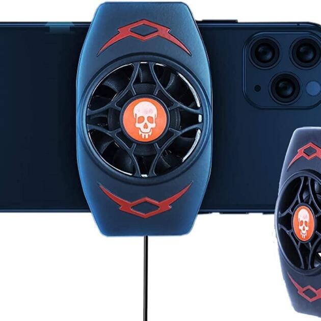 Mobile Cooler | Mobile Cooling Pad | Gaming Fan | for Instant Cooling | Compatible for All Smartphones | Black, 6 x 22 Centimeters